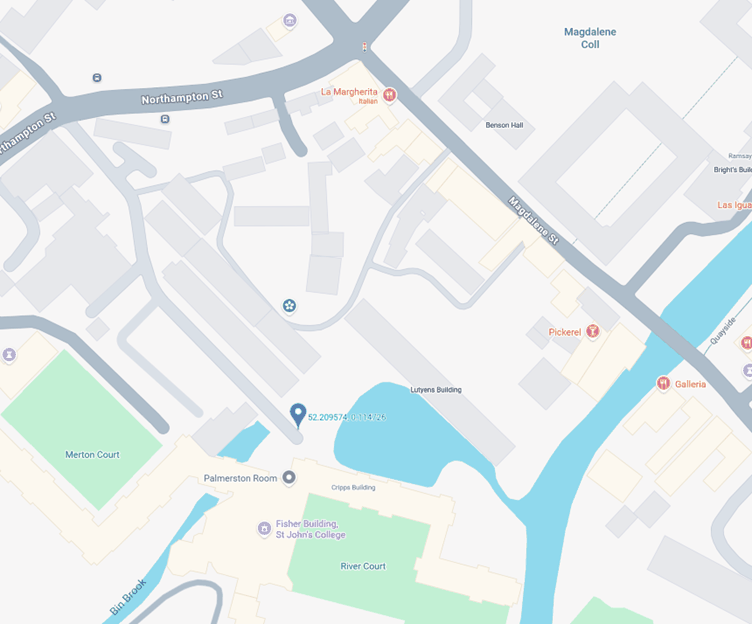 Route map: into the St John's punt pool